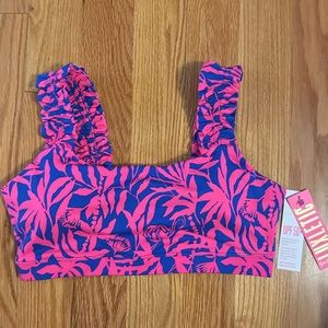 BNWT Lilly Pulitzer Ruffle Sports Bra